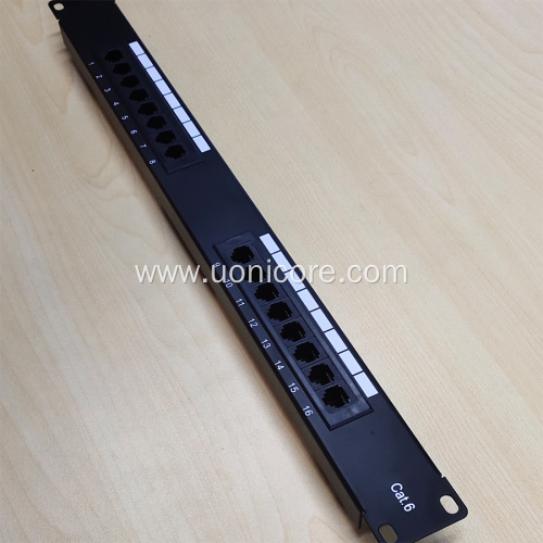 Home network CAT6 patch panel 16 ports